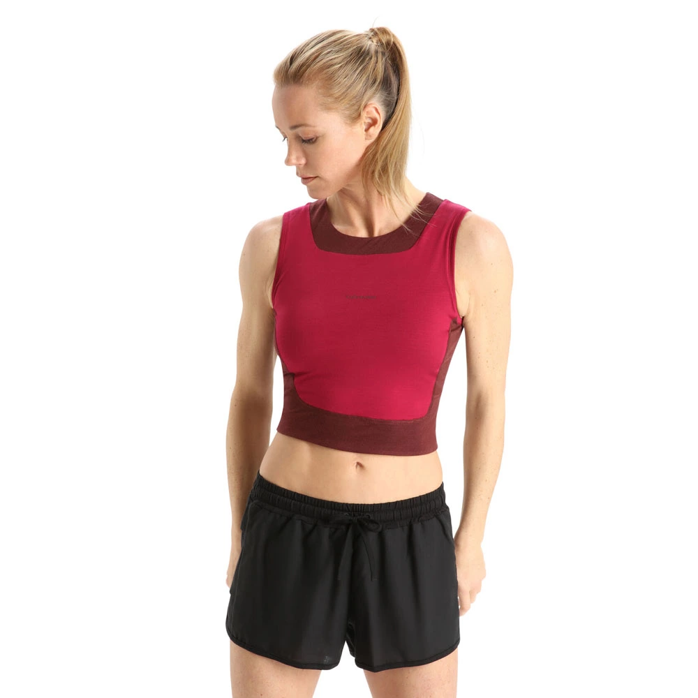 Icebreaker Zoneknit Cropped Bra-Tank Women - Image 8