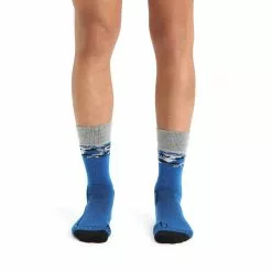 Icebreaker Mens Hike+ Medium Crew Sedimentary