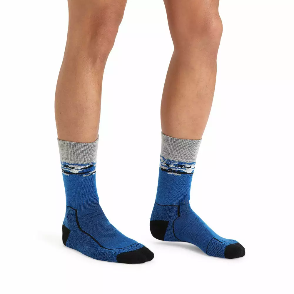 Icebreaker Mens Hike+ Medium Crew Sedimentary - Image 2