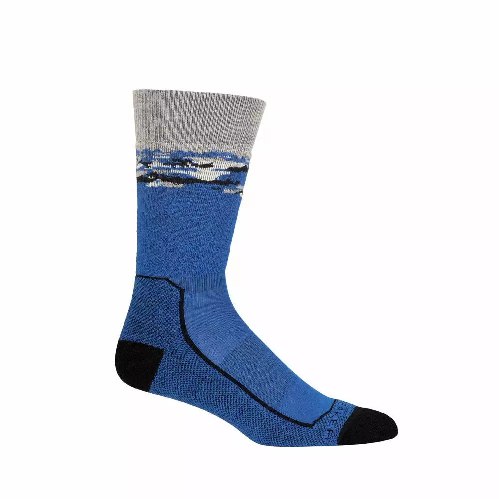 Icebreaker Mens Hike+ Medium Crew Sedimentary - Image 3