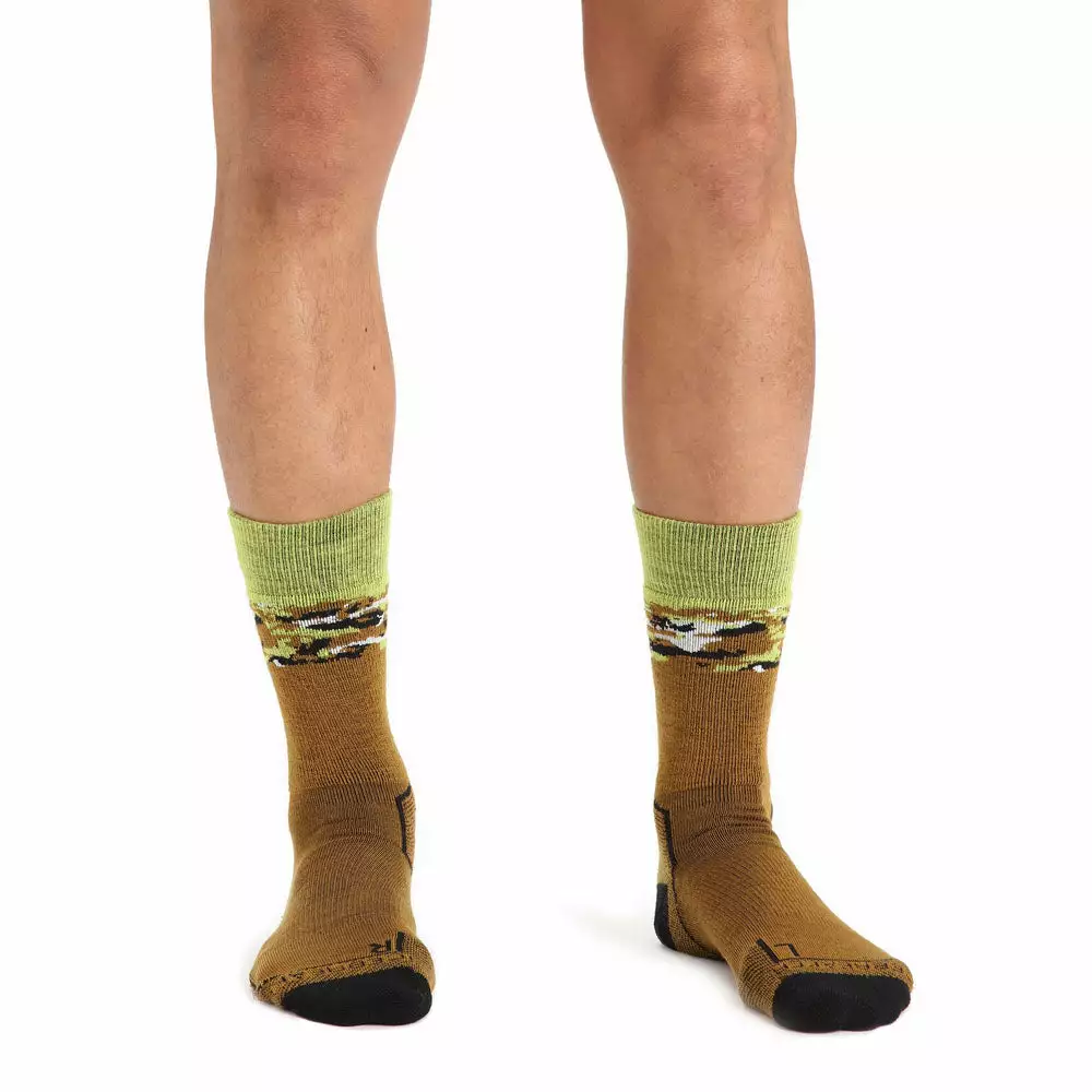 Icebreaker Mens Hike+ Medium Crew Sedimentary - Image 6