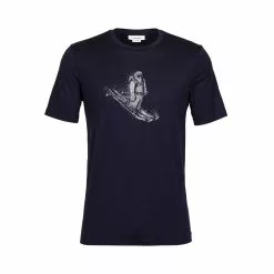 Icebreaker Mens Tech Lite II SS Tee Skiing Yeti
