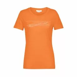 Icebreaker Womens Tech Lite II SS Tee Ski Stripes