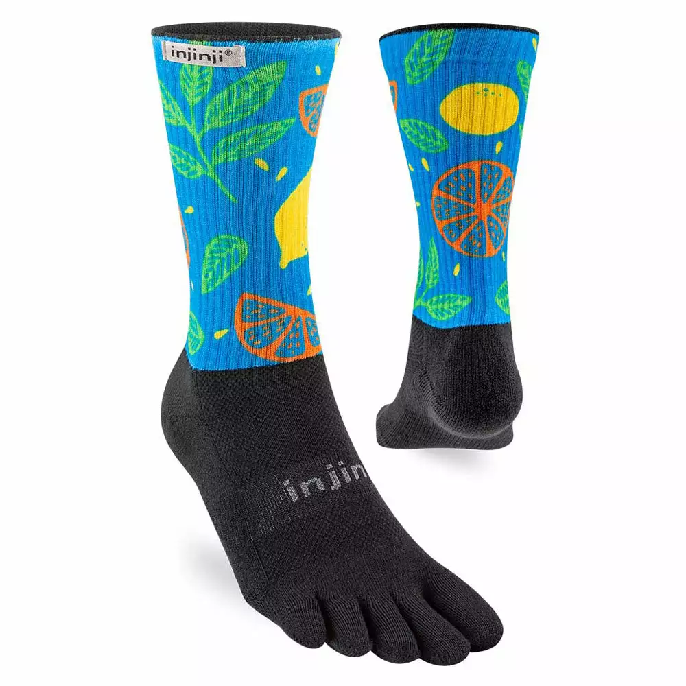 Injinji Spectrum Trail Midweight Crew Socks - Image 4