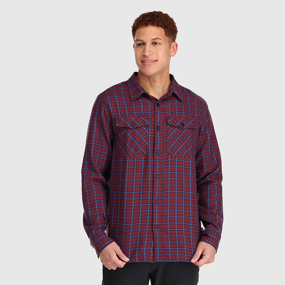 Outdoor Research Mens Feedback Lightweight Flannel Shirt - Image 2