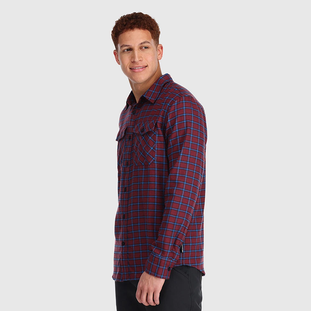 Outdoor Research Mens Feedback Lightweight Flannel Shirt - Image 4