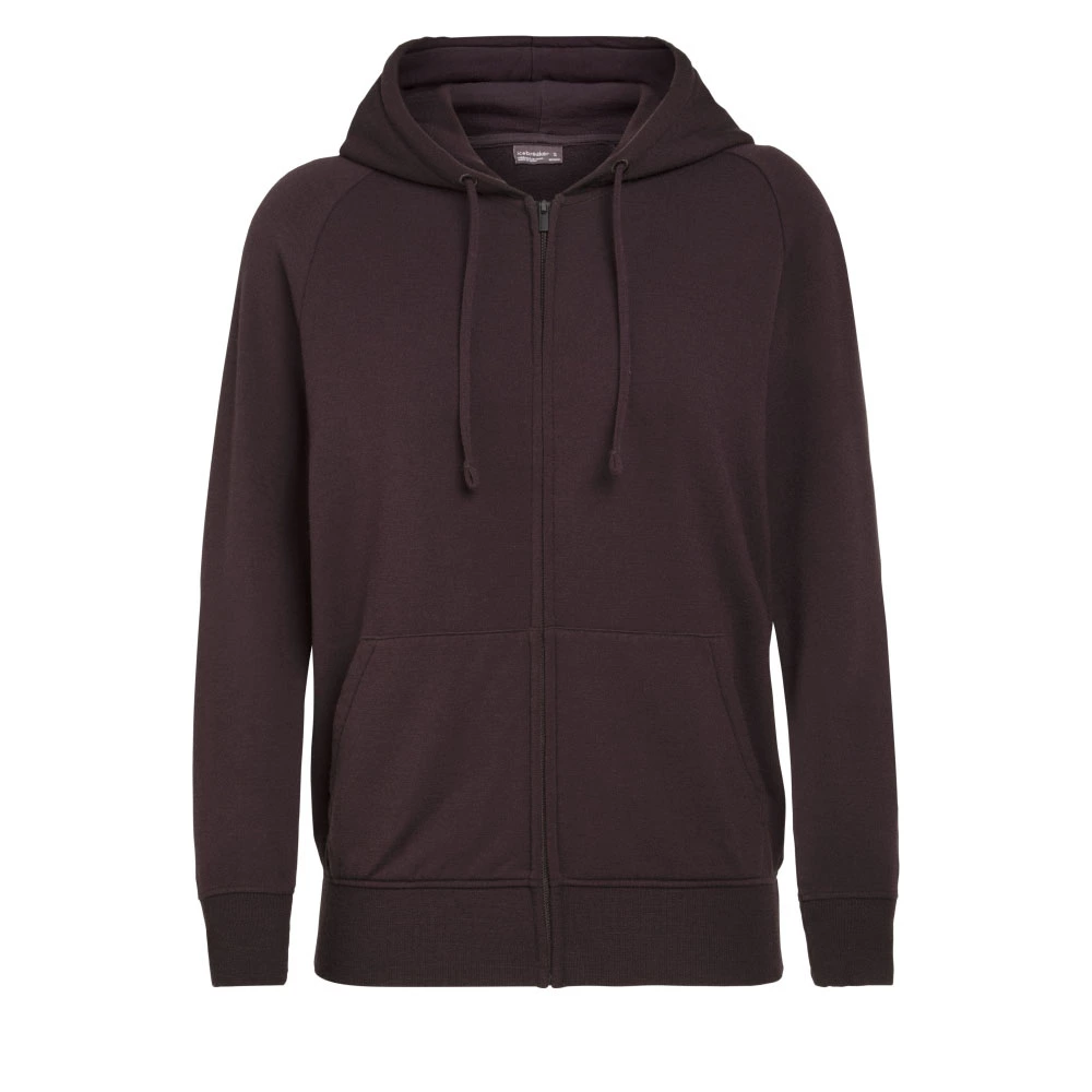 Icebreaker Nature Dye Helliers LS Zip Hood Women
