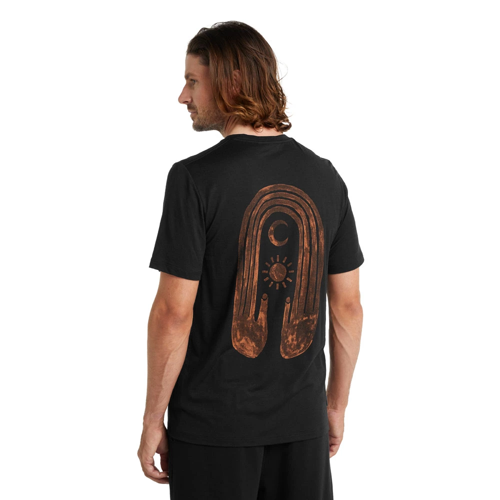 Icebreaker Tech Lite II SS Tee Nature's Compass Men - Image 4