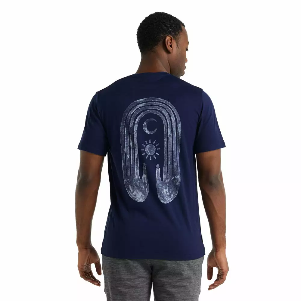 Icebreaker Tech Lite II SS Tee Nature's Compass Men - Image 9