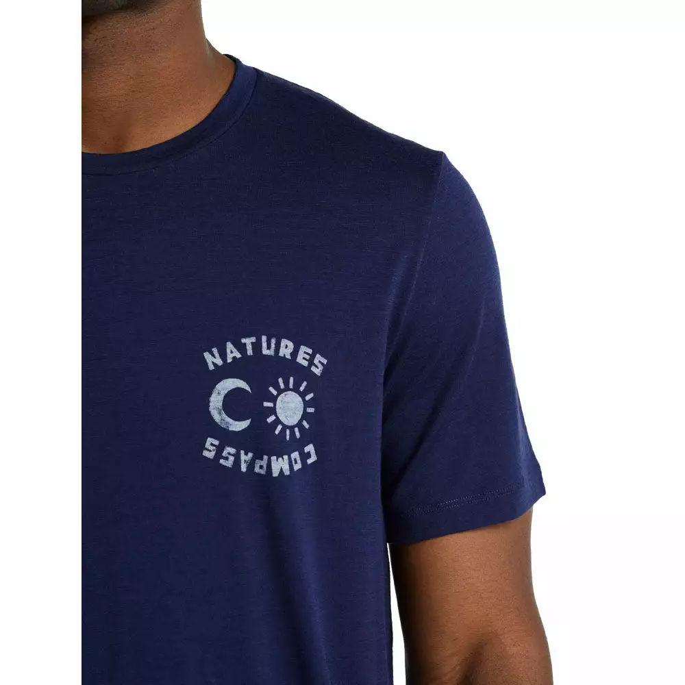 Icebreaker Tech Lite II SS Tee Nature's Compass Men - Image 12