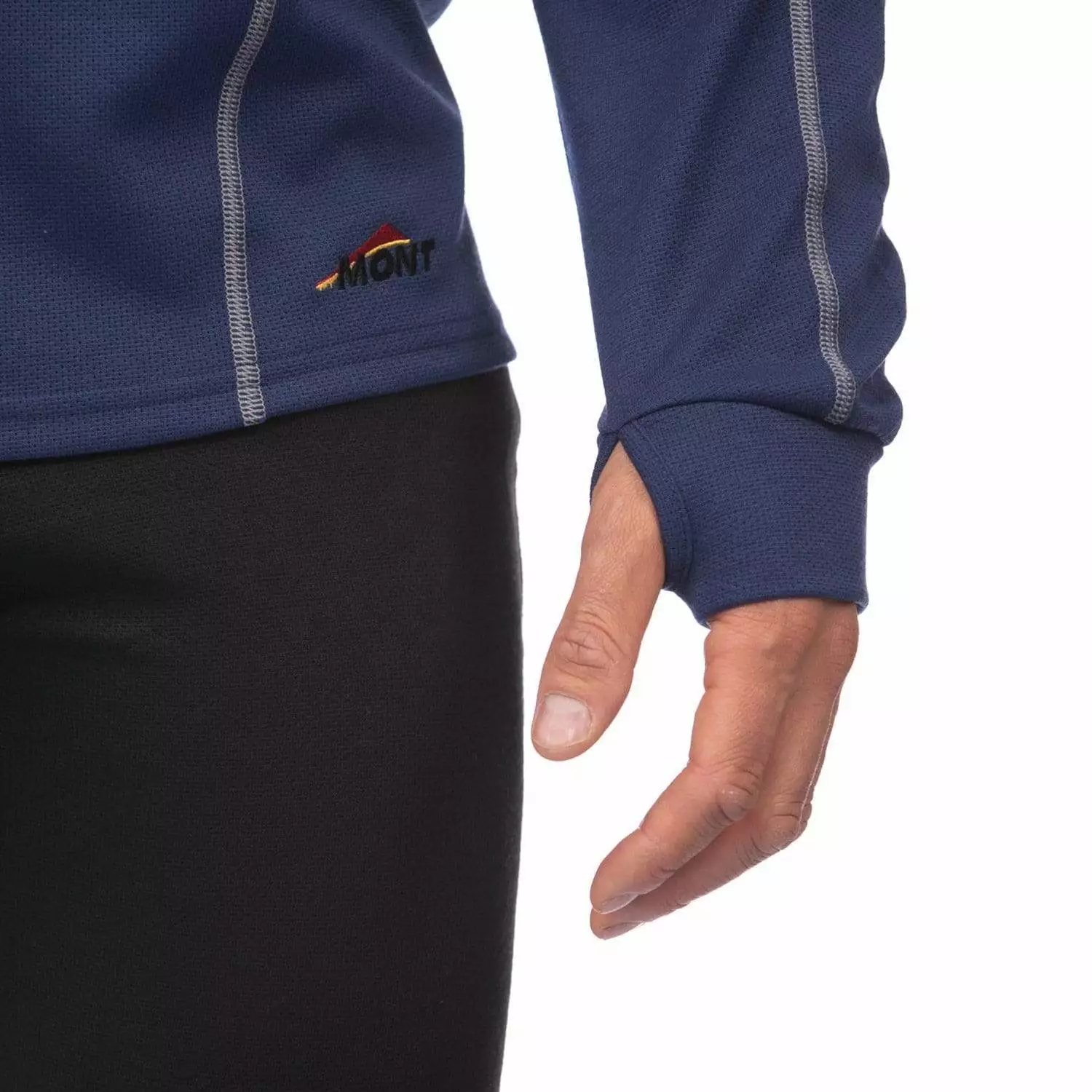 MONT Power Dry Long Sleeve Zip Polo Men - Image 3