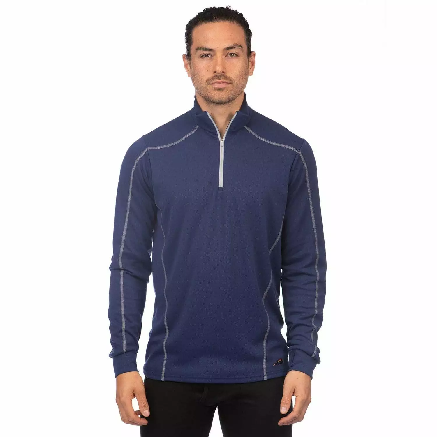 MONT Power Dry Long Sleeve Zip Polo Men - Image 2