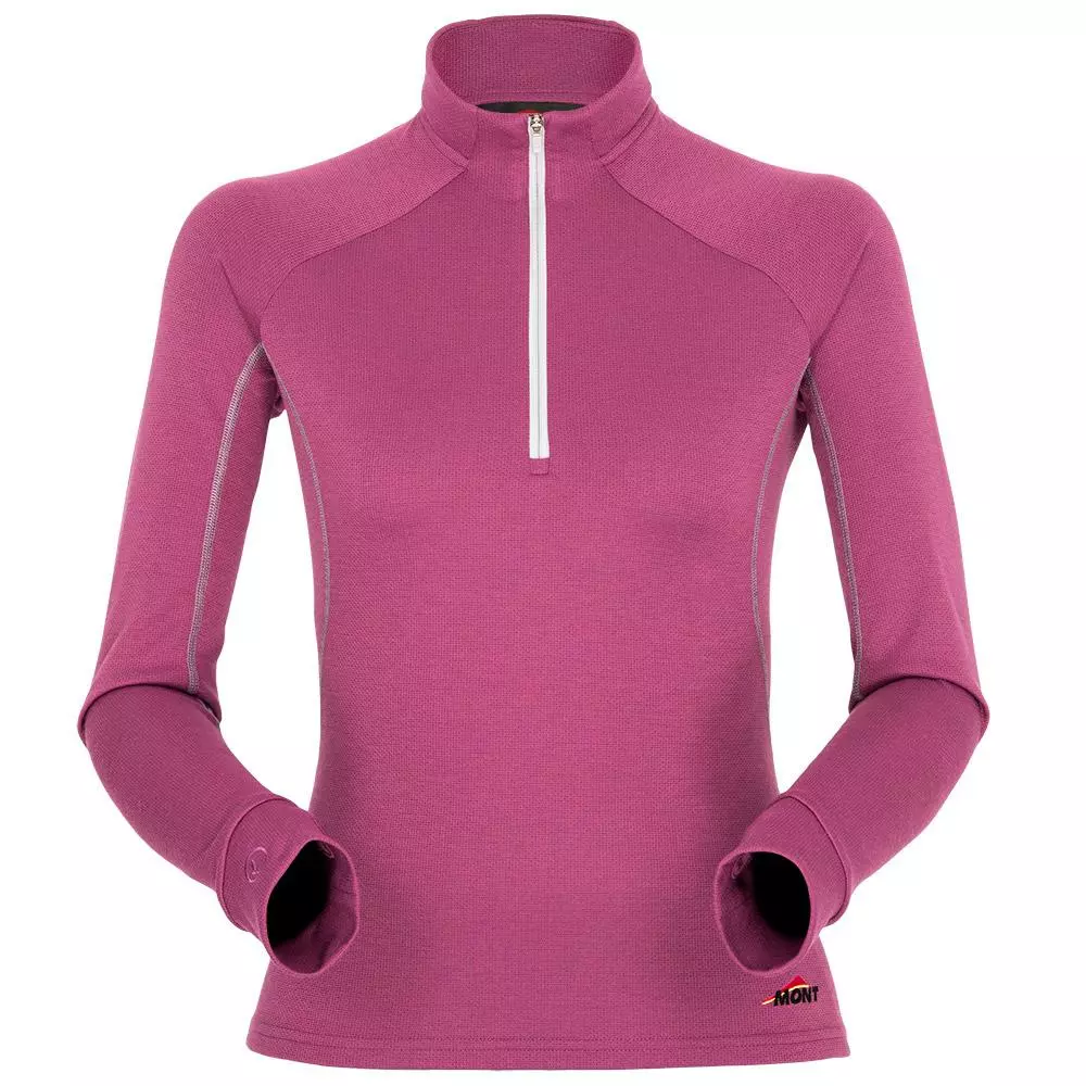 MONT Power Dry Long Sleeve Zip Polo Women Clearance
